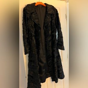 Antique Handmaid real fur coat size small
